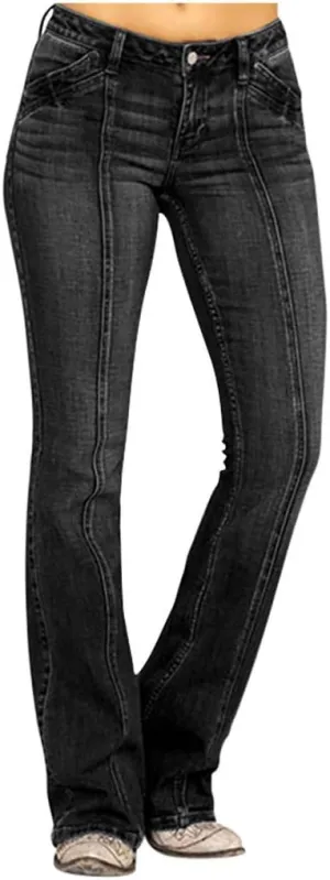 LCMTWX Women's Skinny Jean Poket Waisted Pants Trousers Up Womens Casual Women's Jeans Jeans for Women Clothes for Women