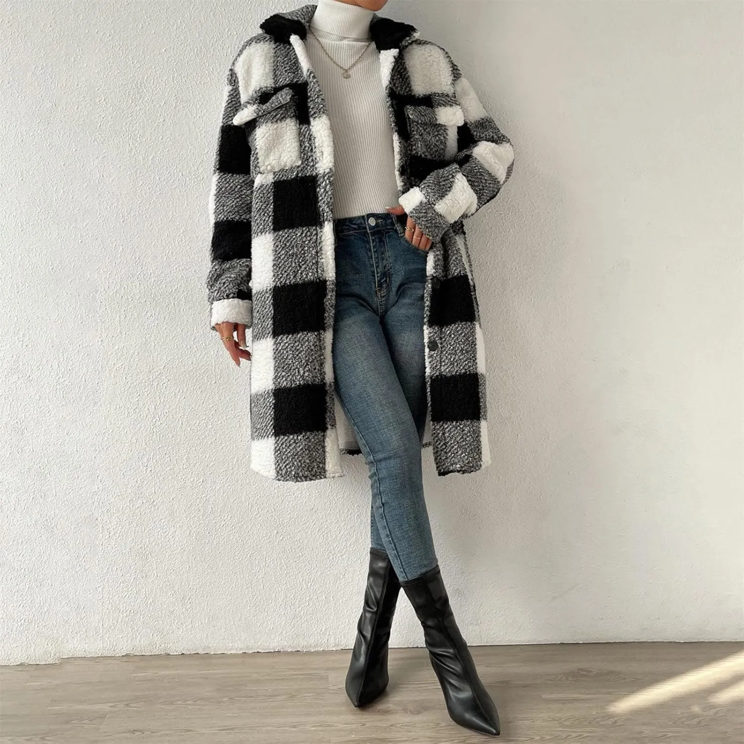 LCMTWX Women'S Winter Coats Color Pocket Long Sleeve Top Hooded Cardigan Jacket Long Jackets For Women Leather Jackets For
