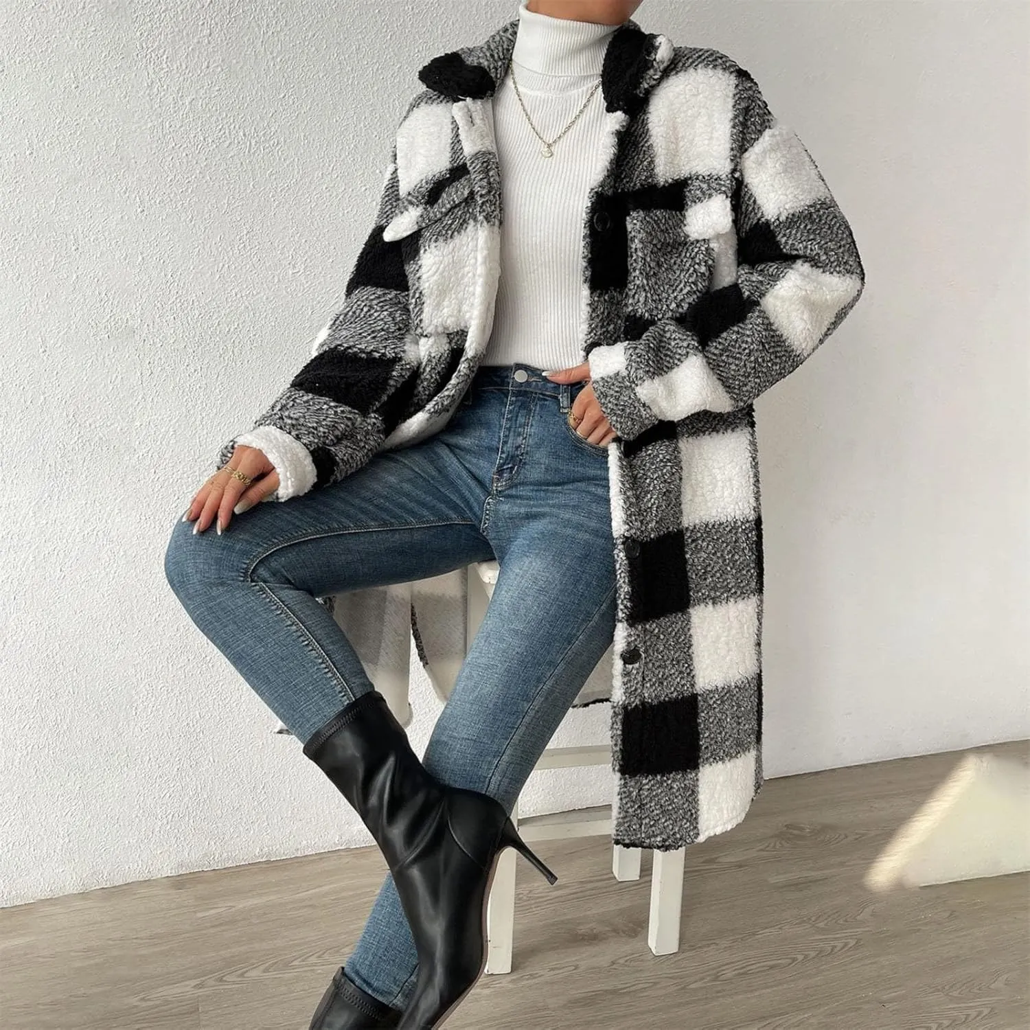 LCMTWX Women'S Winter Coats Color Pocket Long Sleeve Top Hooded Cardigan Jacket Long Jackets For Women Leather Jackets For