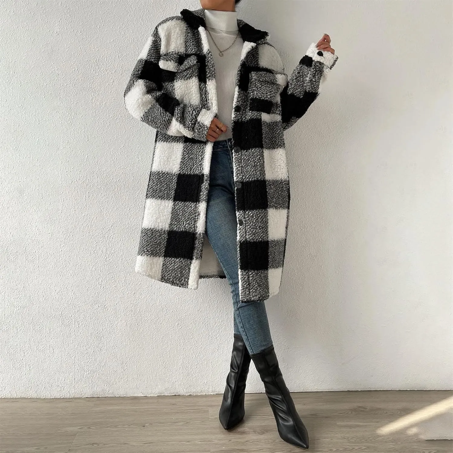 LCMTWX Women'S Winter Coats Color Pocket Long Sleeve Top Hooded Cardigan Jacket Long Jackets For Women Leather Jackets For
