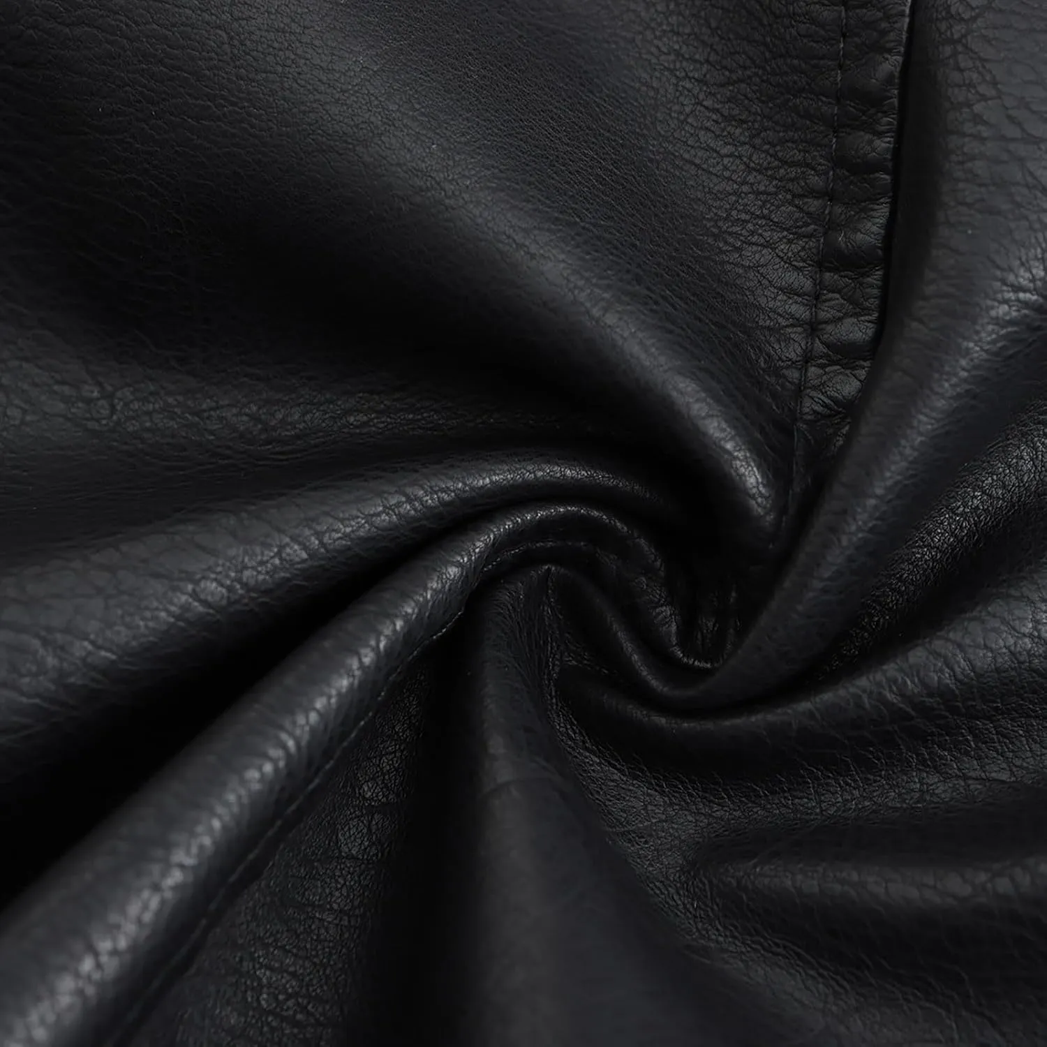 Leather Trench Coat Women Oversized Single Breasted Mid Length Overcoat Trendy Long Jackets Outerwear with Pockets