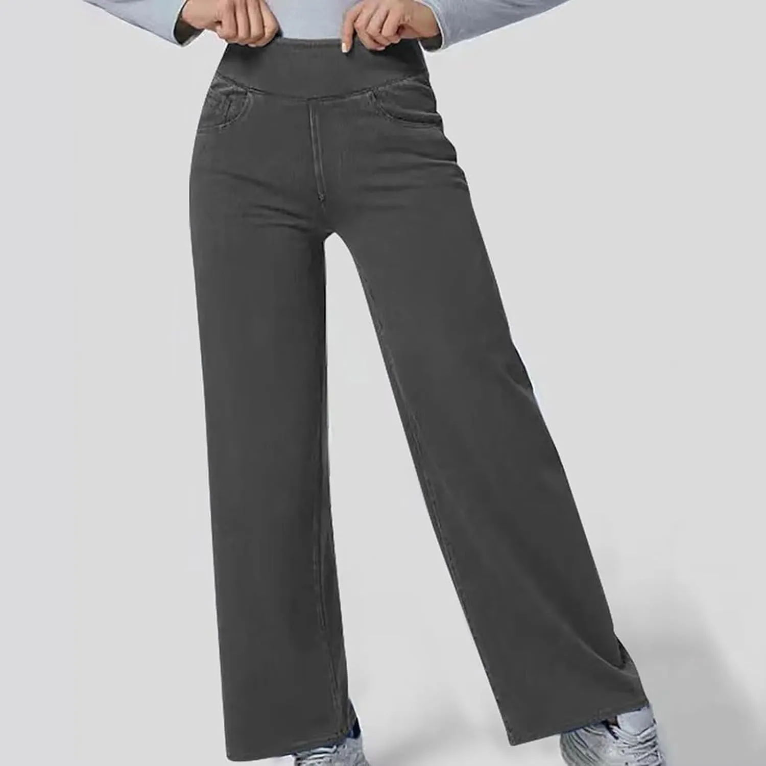 Leggings That Look Like Jeans Women Tummy Control Pull On Stretchy Jeans High Waisted Skinny Jean Leggings with Pockets