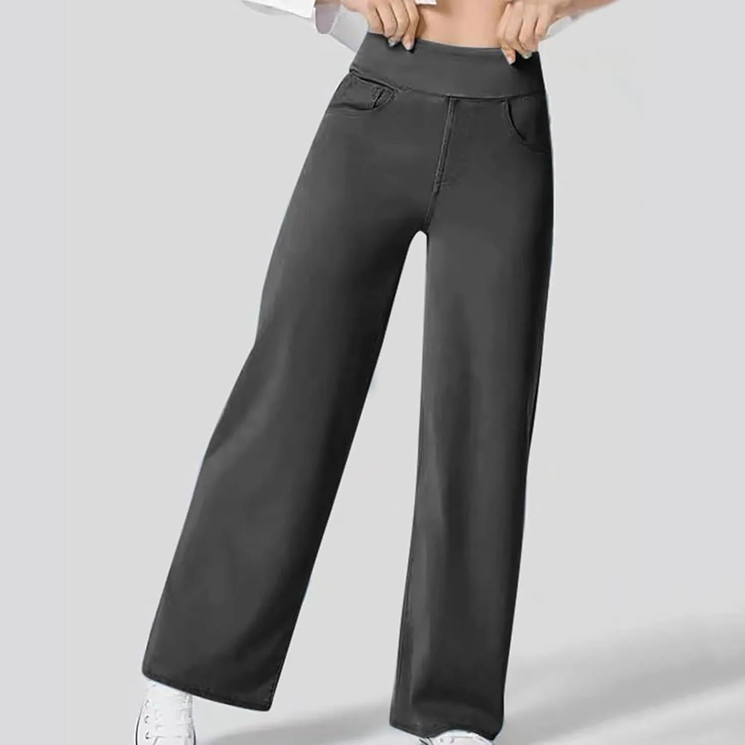 Leggings That Look Like Jeans Women Tummy Control Pull On Stretchy Jeans High Waisted Skinny Jean Leggings with Pockets