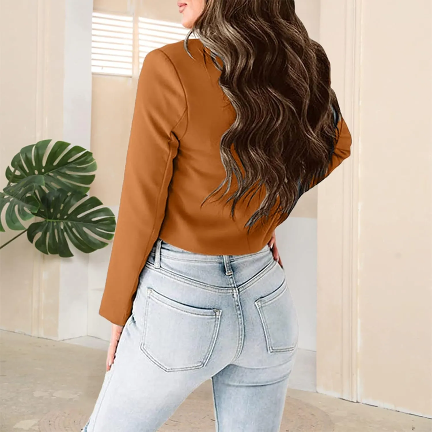 Lightweight Blazer for Women Business for Women Blazers Short Wool Trendy Blazers Pluse Size Oversized Blazer