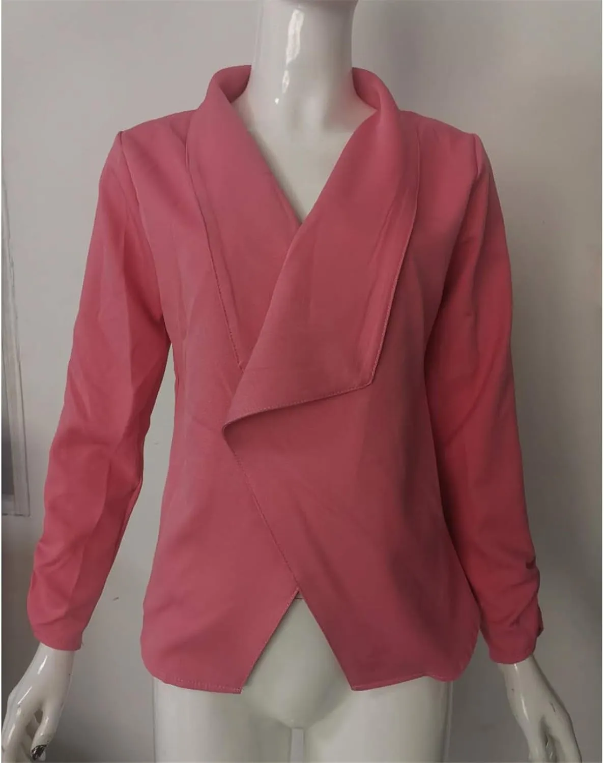 Lightweight Blazers for Women Summer Lapel Open Front Fall Casual Cardigan Jacket Comfy Work Office Clothes