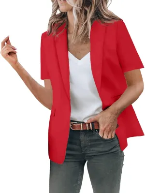 Linen Blazers for Women 2024 Business for Women Jackets Open Front Prtite Fall Winter Top Fitted Gold Blazer