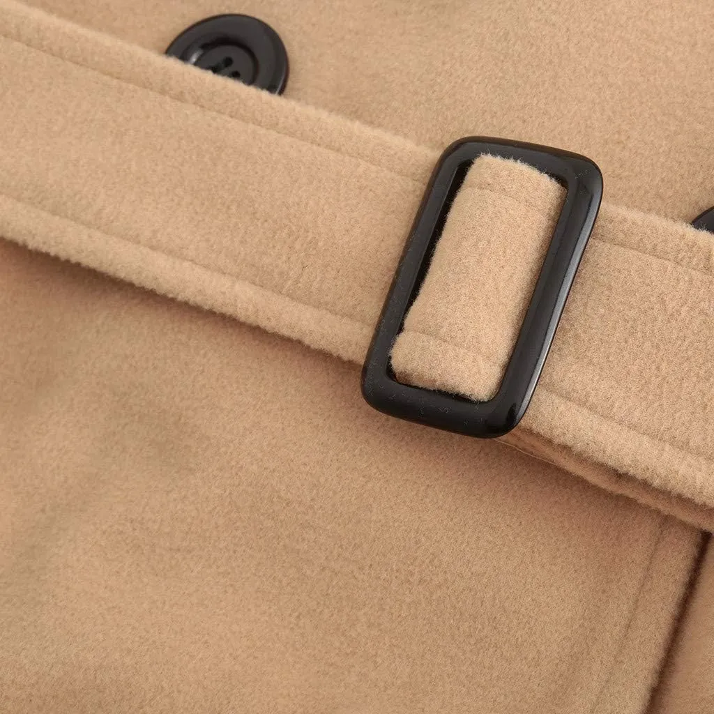 Long Trench Coat for Women Button Down Women Jackets Trench Coats for Women 2023 Peacoat Womens Coat House Coat Women
