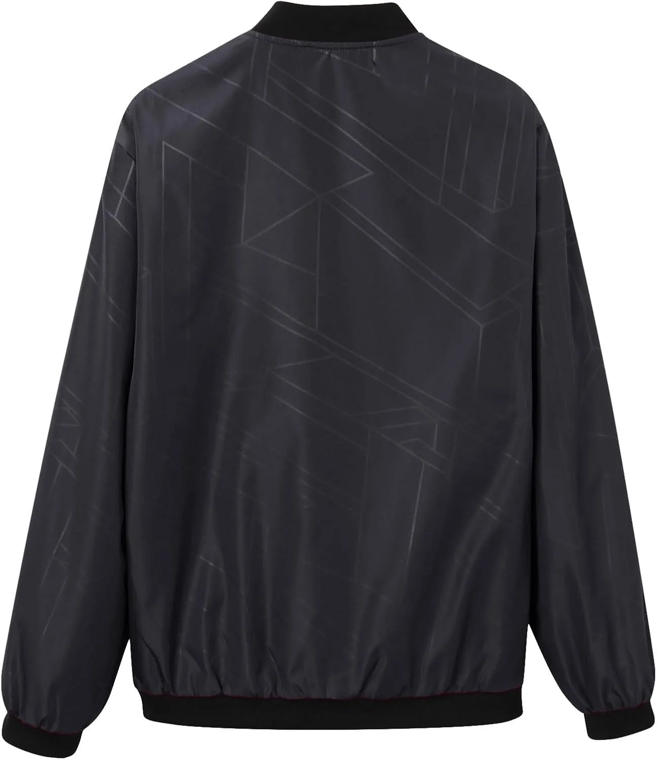 Men s Bomber Jacket Lightweight Casual Stylish Spring Fall Windbreaker Zip Up Outwear Coat with Zipper Pockets