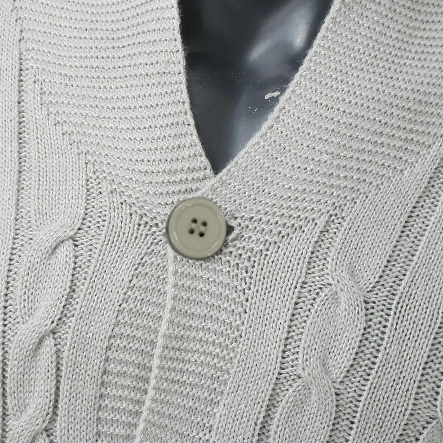 Mens Cable Knit Cardigan Sweater Shawl Loose Fit Long Sleeve Casual Cardigans Jacket Long for Men