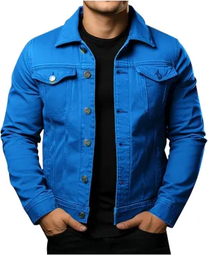 Men's Corduroy Jacket Sherpa Lined Fleece Trucker Jackets Fashion Turn-down Collar Jacket Warm Winter Coat Jacket