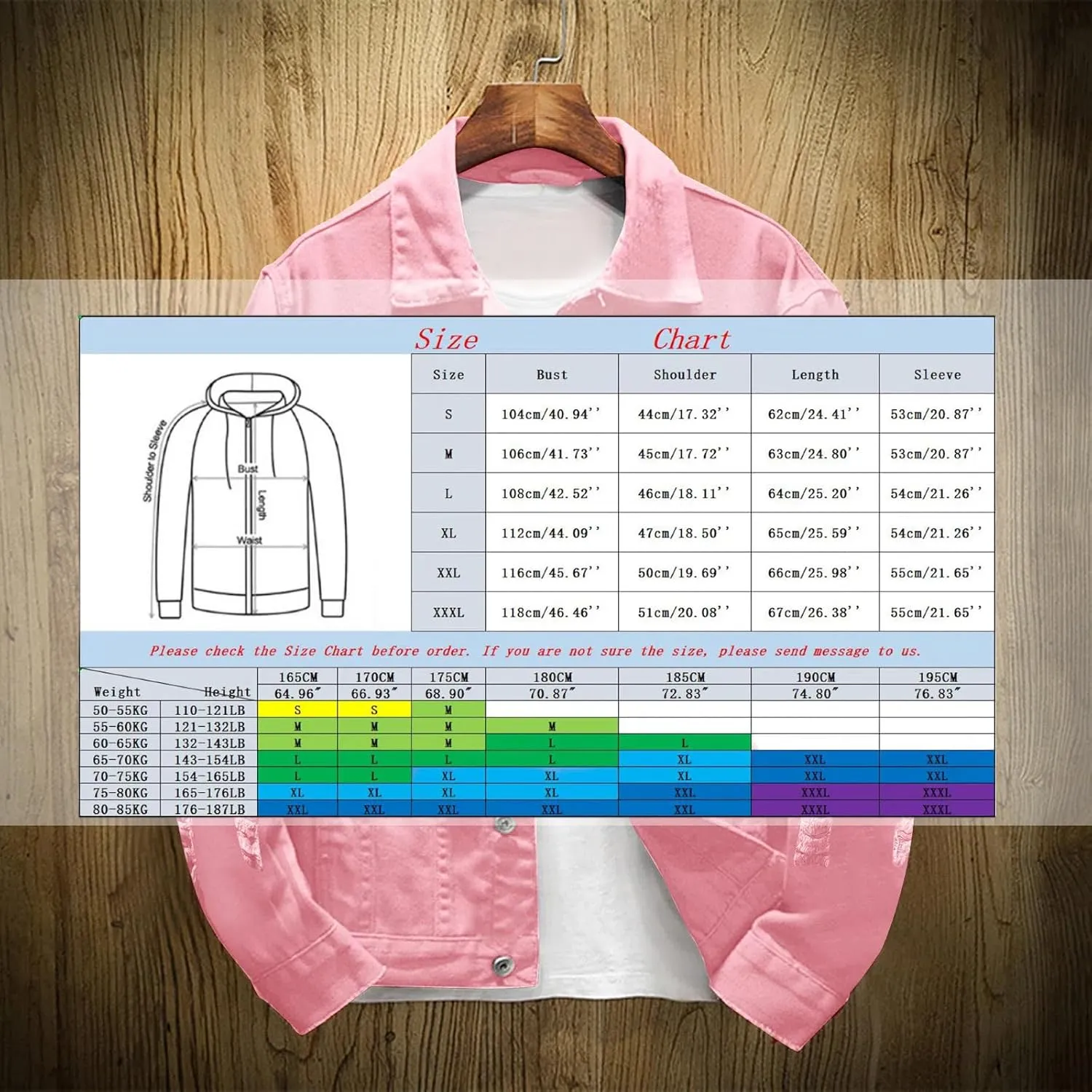 Mens Denim Jacket Jean Jackets for Men Vintage Trucker Jackets Coats Long Sleeve Casual Denim Outerwear