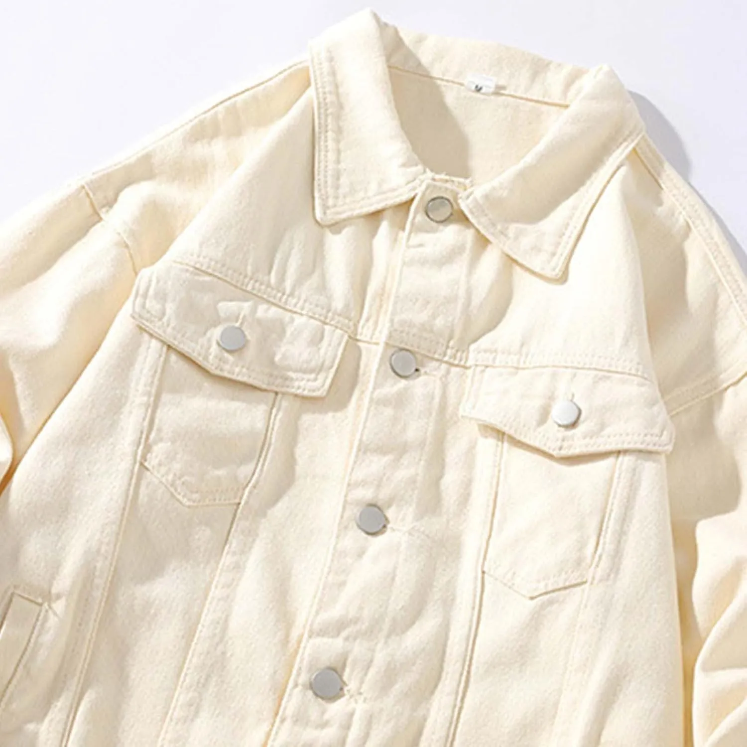 Mens Distressed Denim Jacket Button Down Jean Coat Casual Long Sleeve Trucker Hooded Jackets Outwear ined Denim Jacket