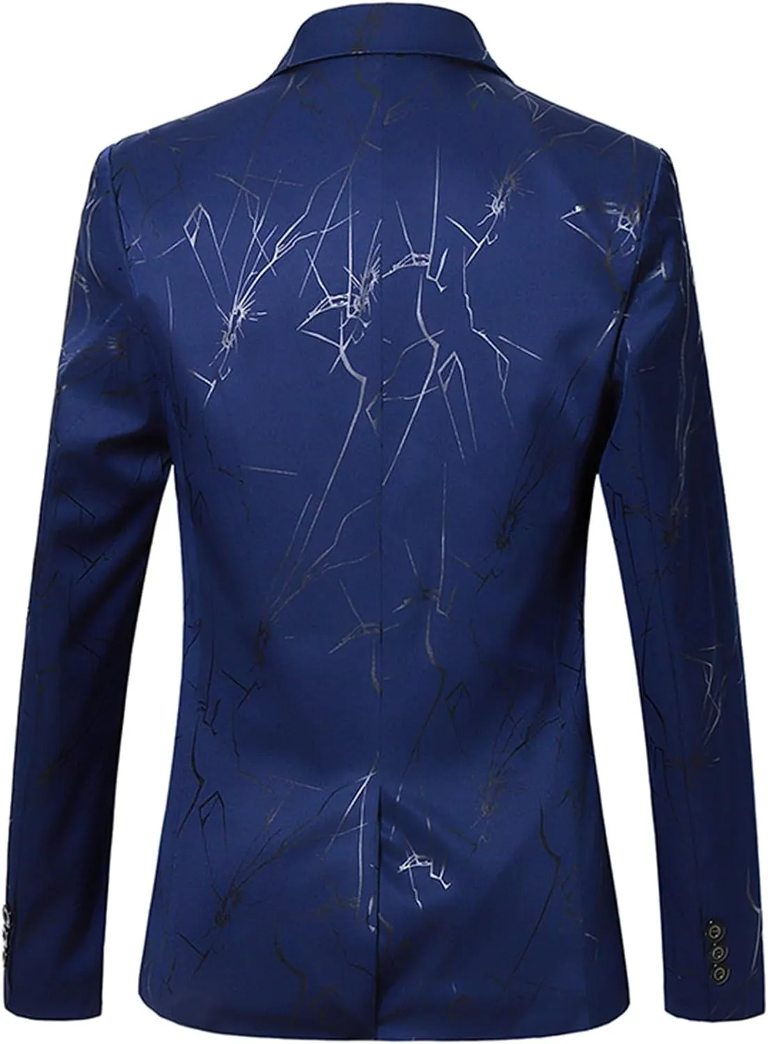 Men's Floral Tuxedo Jacket Jacquard Suit Jackets Slim Fit Blazer for Wedding, Prom, Dinner Paisley Shawl Lapel Blazer