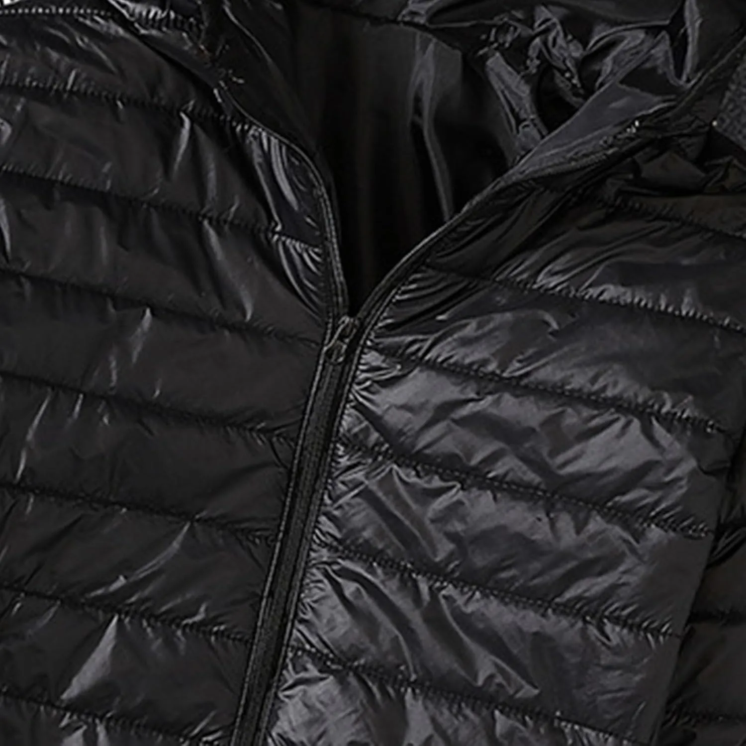 Men's Lightweight Down Jacket Hooded Zip Jacket with Pockets Loose Long Sleeve Casual Parkas Daily Outerwear Spring Coats