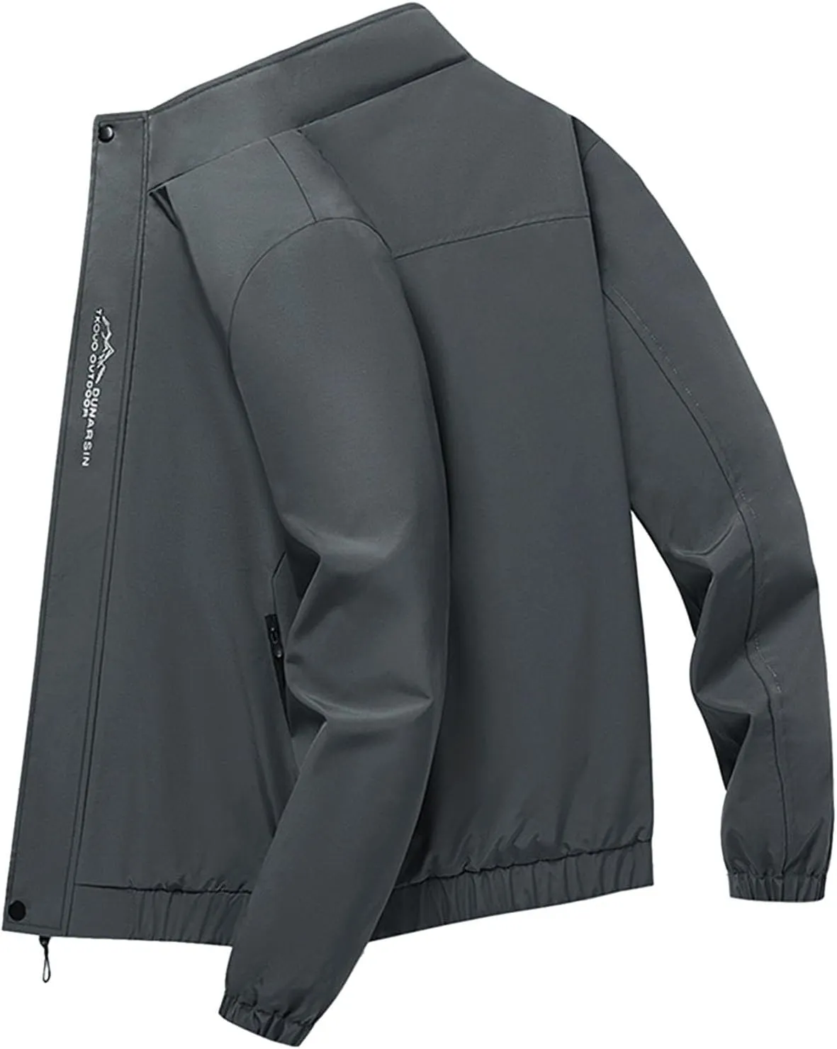 Mens Lightweight Waterproof Raincoat Packable Rain Jacket with Hood Outdoor Rain Gear Travel Hiking Cycling