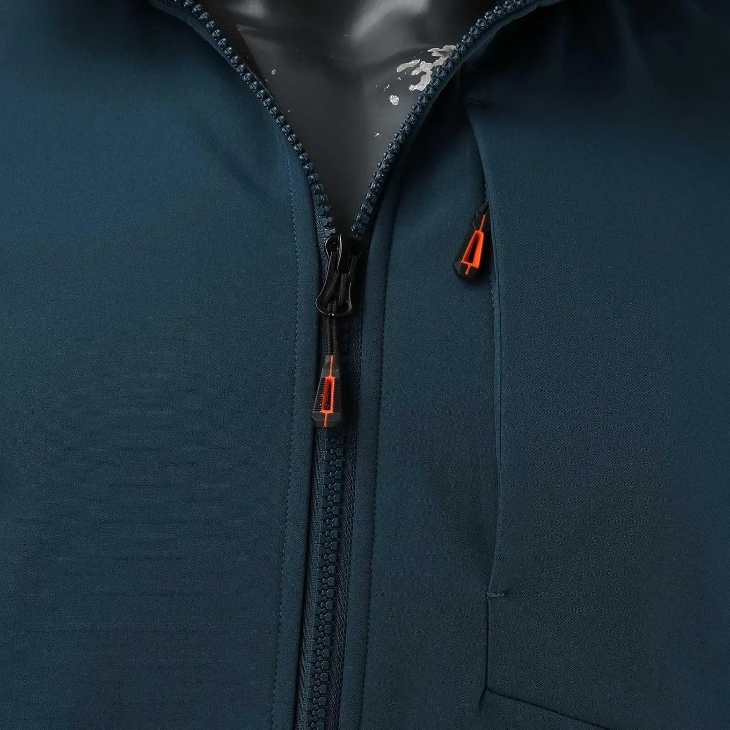 Mens Outdoor Ventures Lightweight Softshell Jackets Fleece Lined Hooded Water Resistant Winter Hiking Windbreaker Jackets