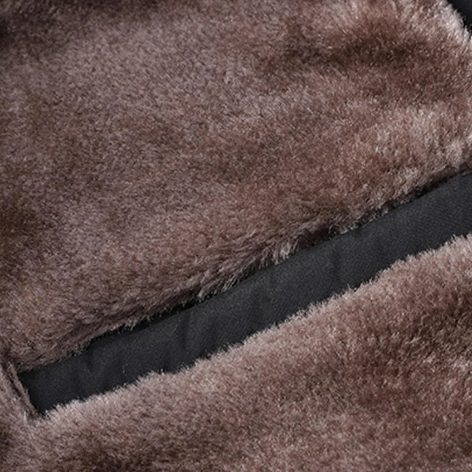 Mens Puffer Jacket Fleece Lined Down Coat Hooded Quilted Jacket Plus Size Padded Coat Warm Insulated Jacket Winter Coat