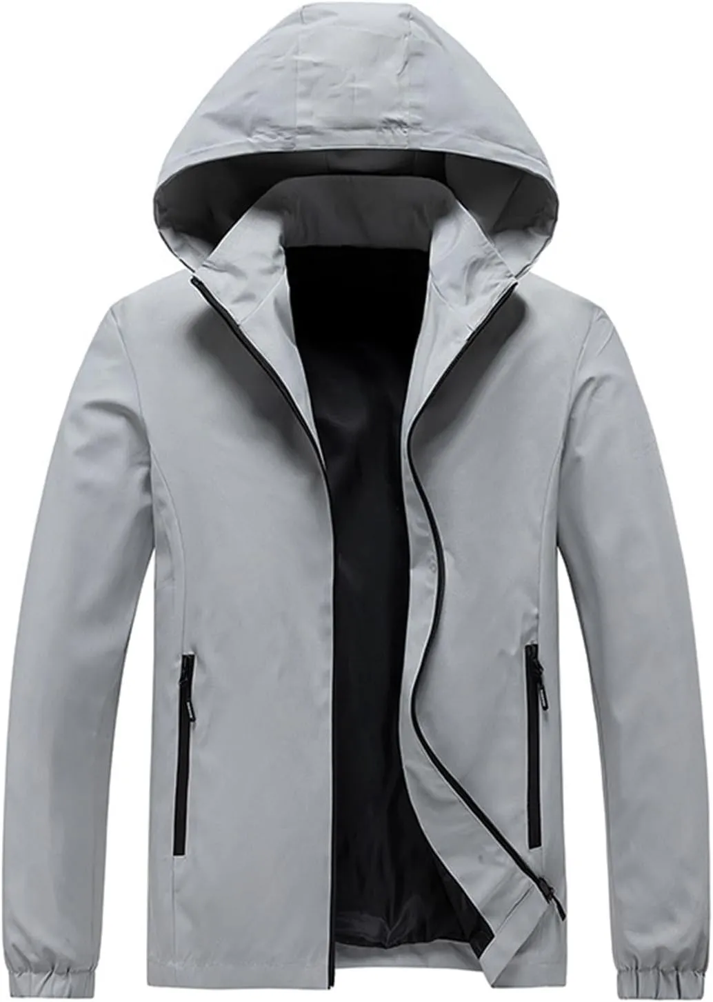 Men's Tactical Jackets Softshell Fleece Lined Lightweight Coats with Pockets Water Resistant Outdoor Hiking Camping
