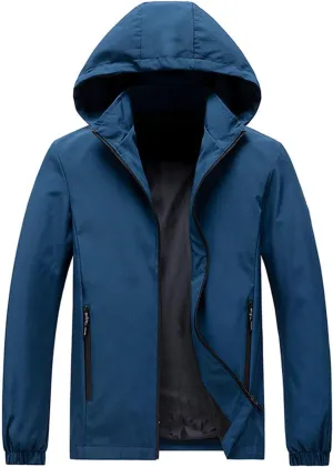 Men's Tactical Jackets Softshell Fleece Lined Lightweight Coats with Pockets Water Resistant Outdoor Hiking Camping