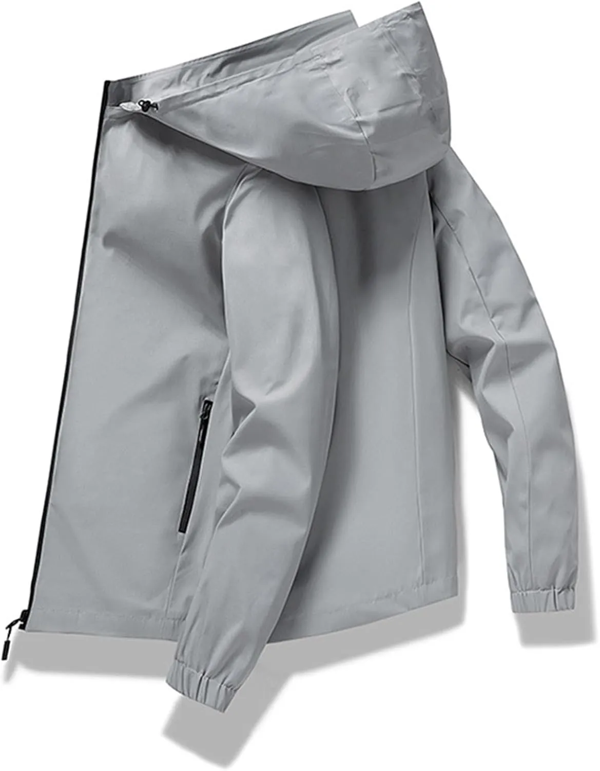 Men's Tactical Jackets Softshell Fleece Lined Lightweight Coats with Pockets Water Resistant Outdoor Hiking Camping