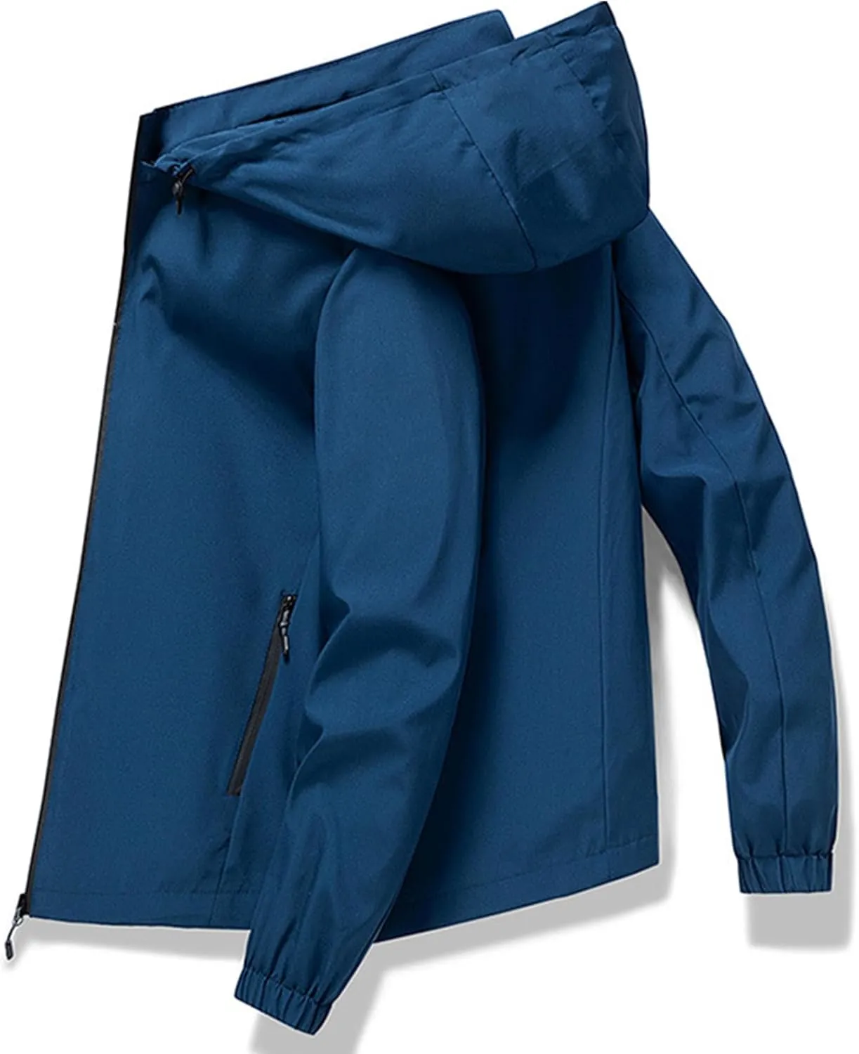 Men's Tactical Jackets Softshell Fleece Lined Lightweight Coats with Pockets Water Resistant Outdoor Hiking Camping