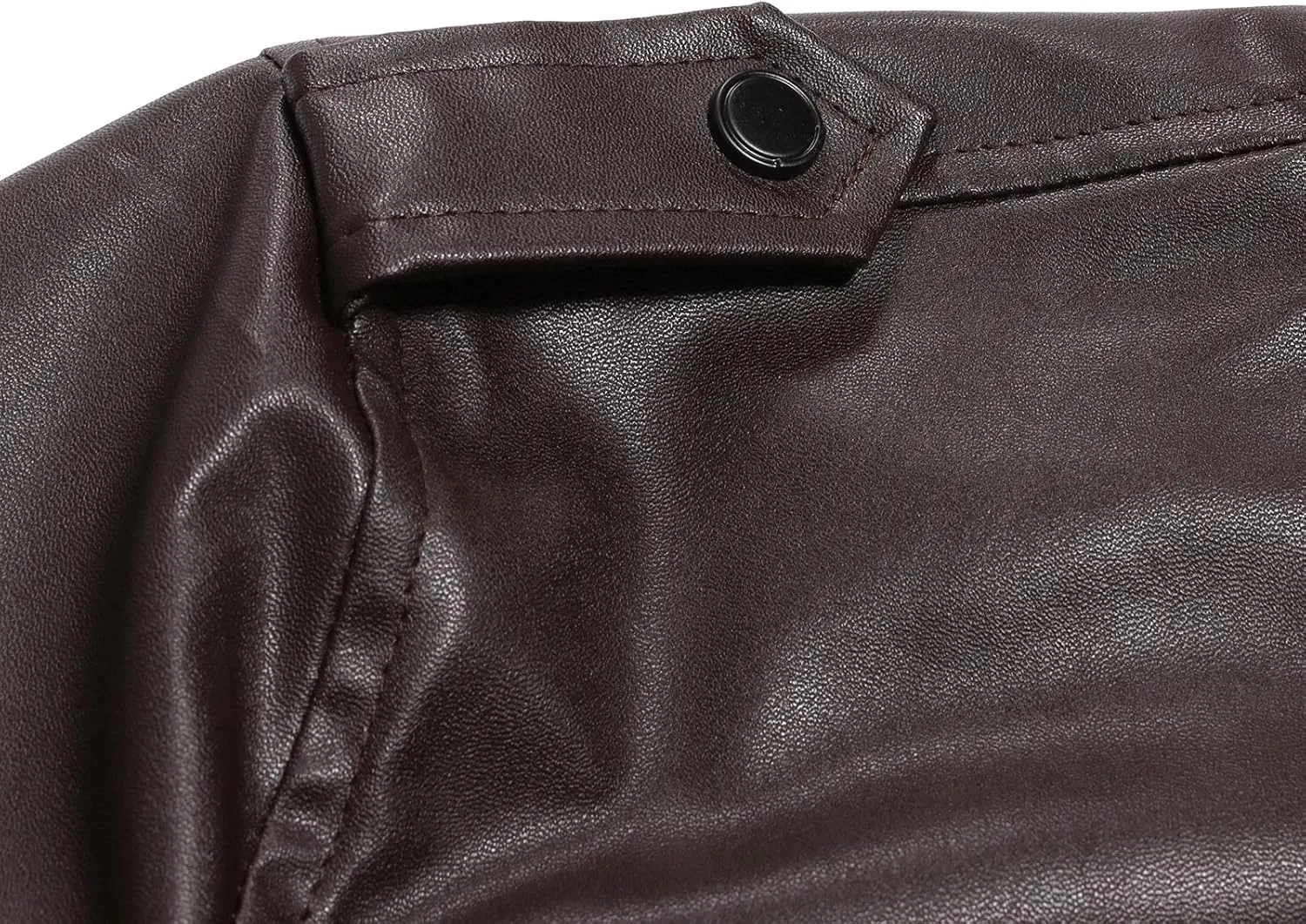 Men's Vintage Stand Collar Motorcycle Biker Jacket Casual Zip Up Moto Crop Slim Fit Winter PU Leather Jackets Coat