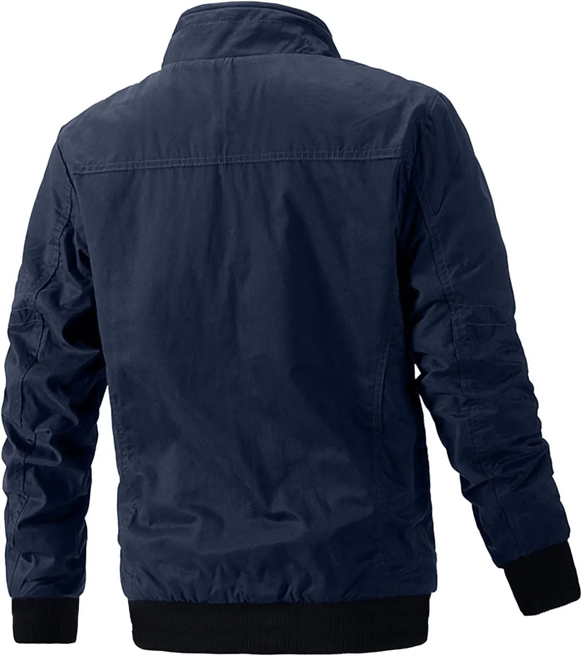 Men's Windbreaker Jacket Big and Tall Lightweight Stylish Reversible Jackets Casual Full Zip Up Work Dress Business, XL-5XL