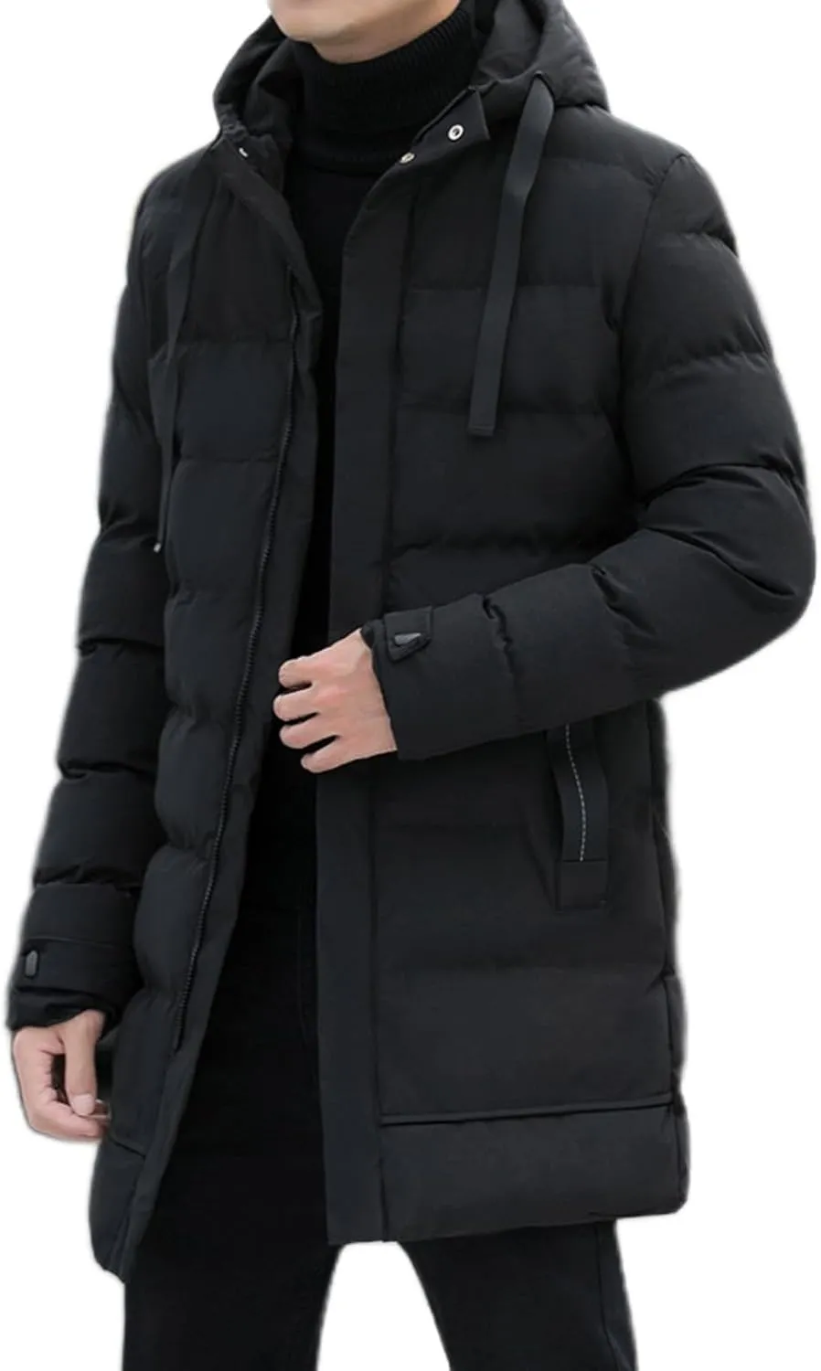 Men's Winter Coat Hoodie Autumn Zipper Fashion Color Coat Top Man, M-5XL