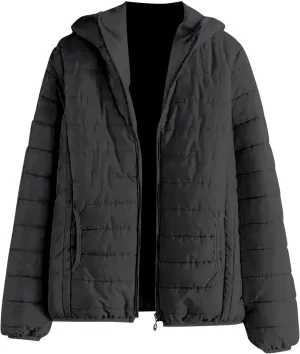 Plus Size Coats Women Women Trim Hooded Down Coat Womens Winter Thick Warm Coat Loose Hooded Women's Women Plus