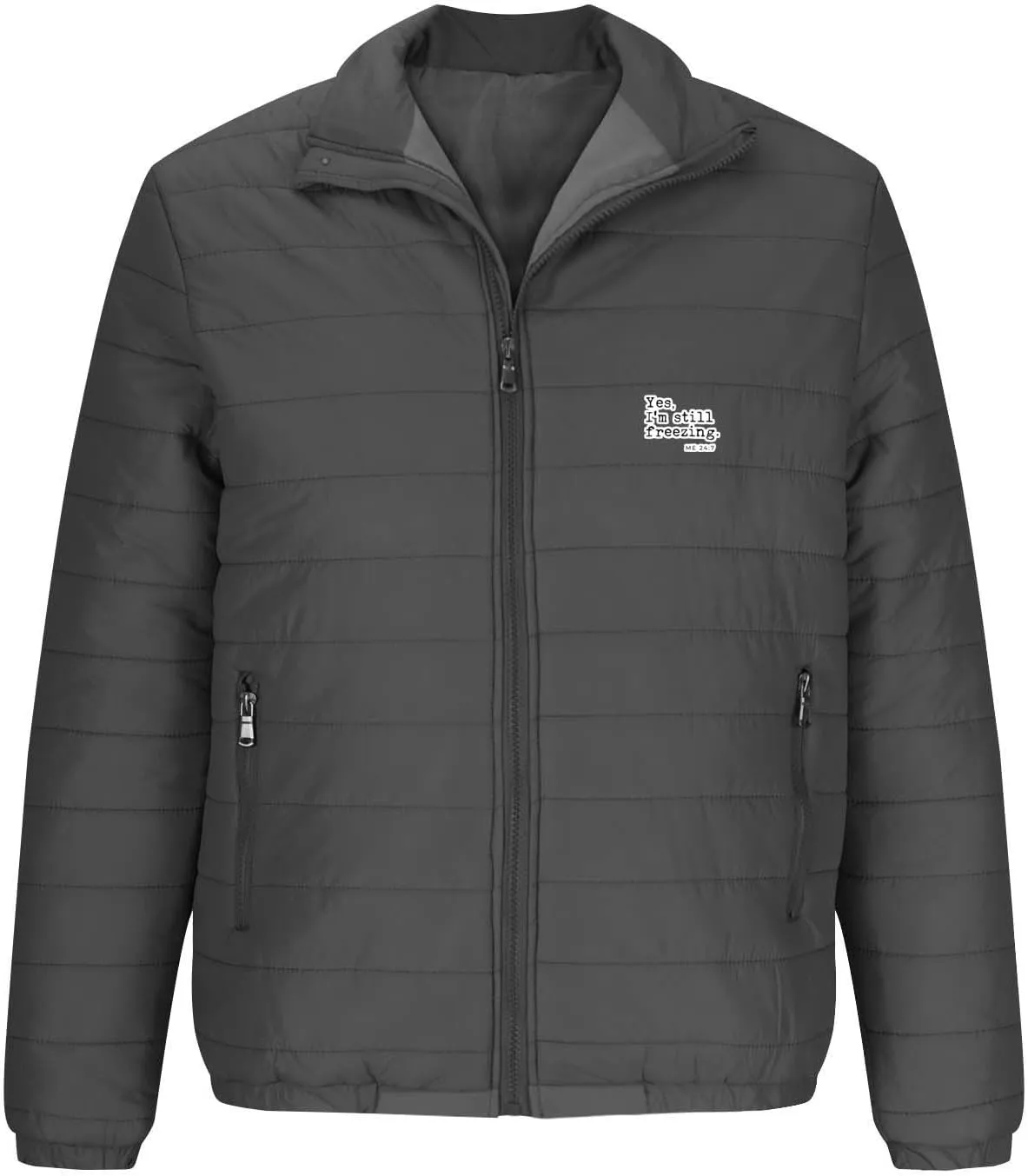 Puffer Jacket Men Lightweight Packable Down Jacket Zip up Quilted Jacket Windproof Insulated Jacket Warm Winter Coat