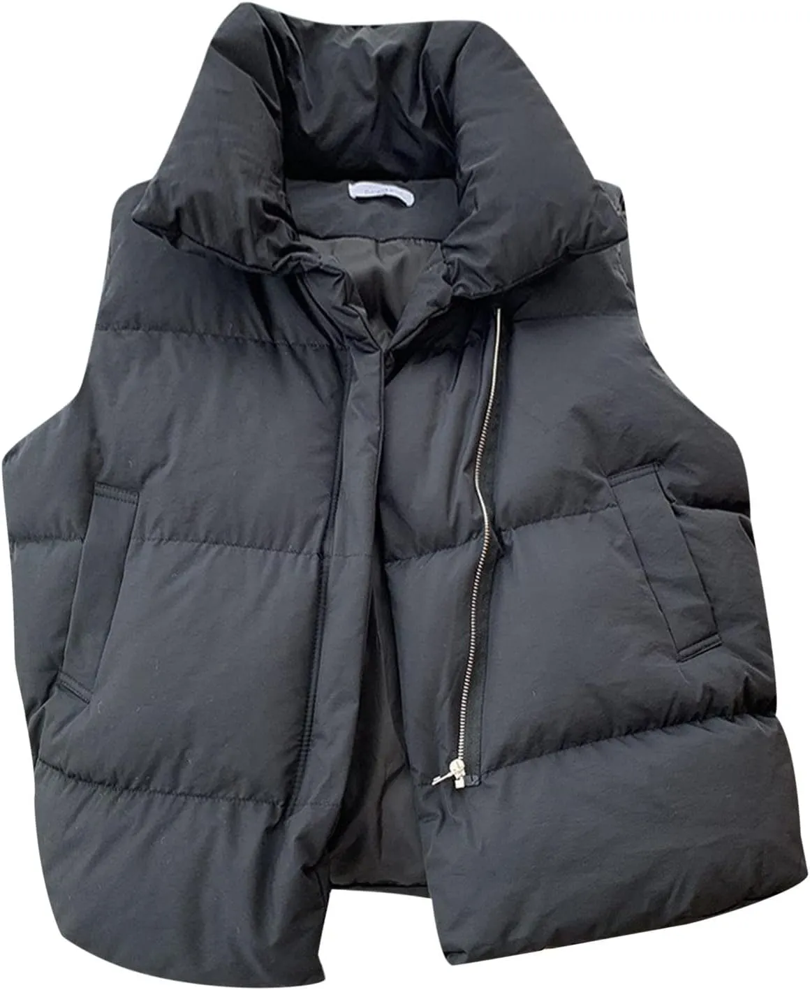 SHAOBGE Jacket and Coat for Women 2022 Autumn Winter Ladies Oversized Solid Puff Padded Vest Popular Coat