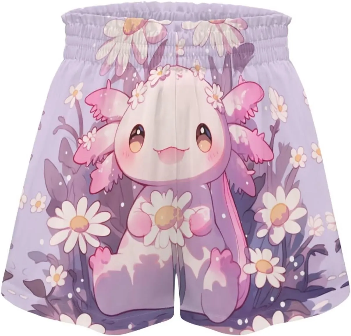 Shorts for Girls 3-16Y Athletic Shorts Summer High Waist Running Shorts Soft Dance Yoga Shorts with Pockets