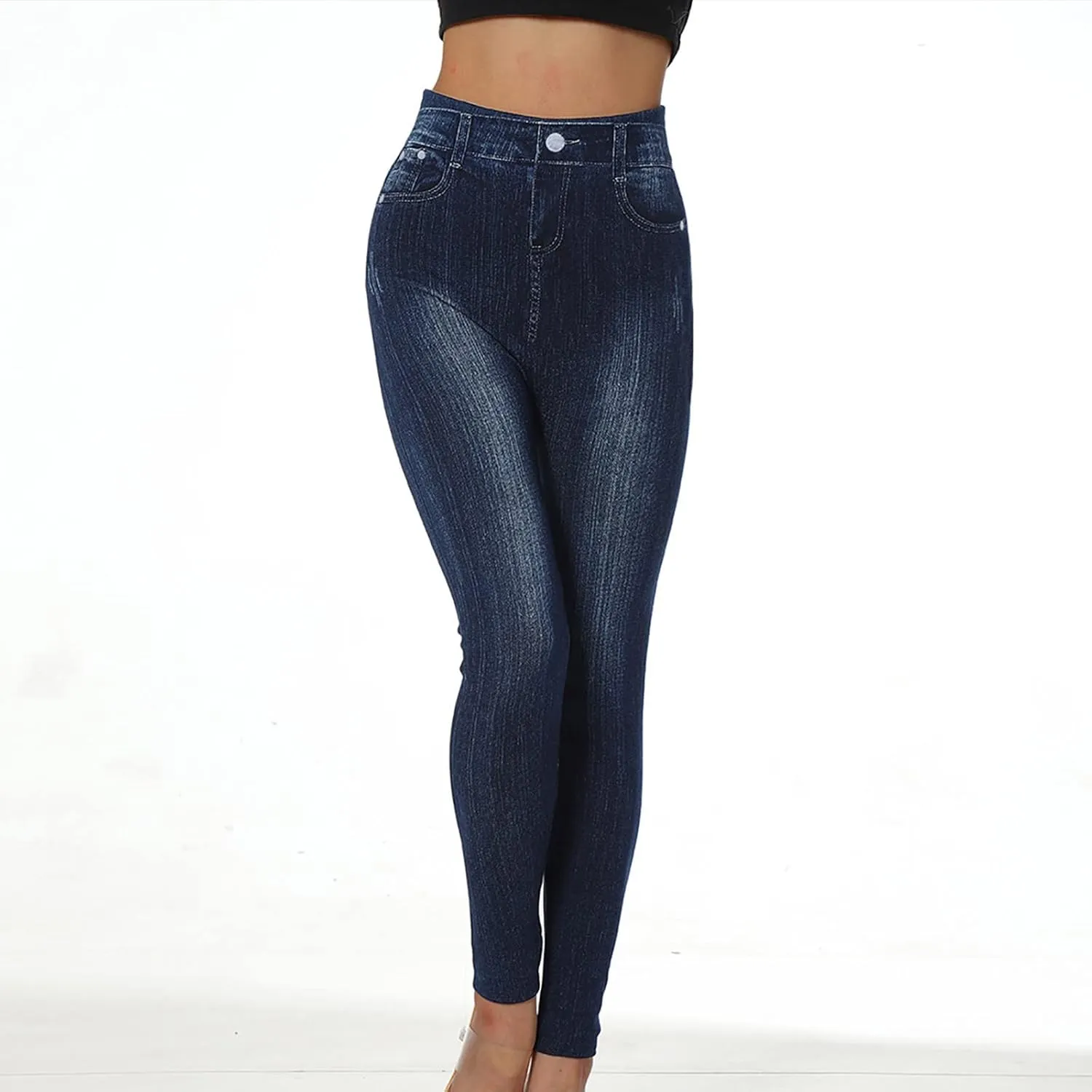Skinny Jeans for Women High Waisted Tummy Control Jeans Stretchy Classic Slimming Jeggings Denim Trousers Pants