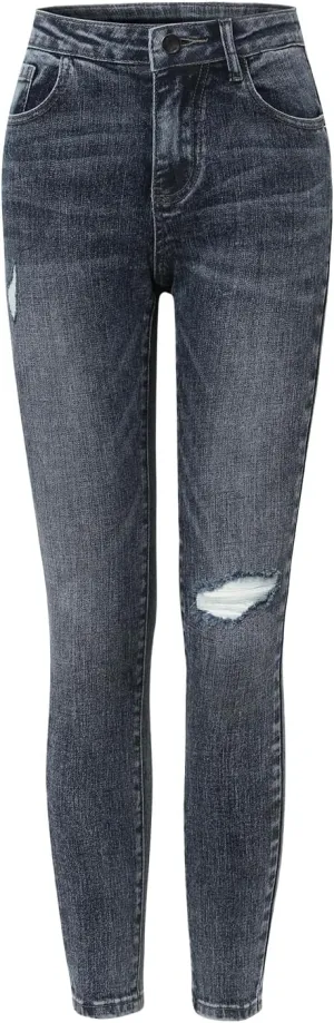 Skinny Jeans for Women High Waisted Tummy Control Stretchy Jeans with Pockets Slim Fit Classic Denim Leggings for Women