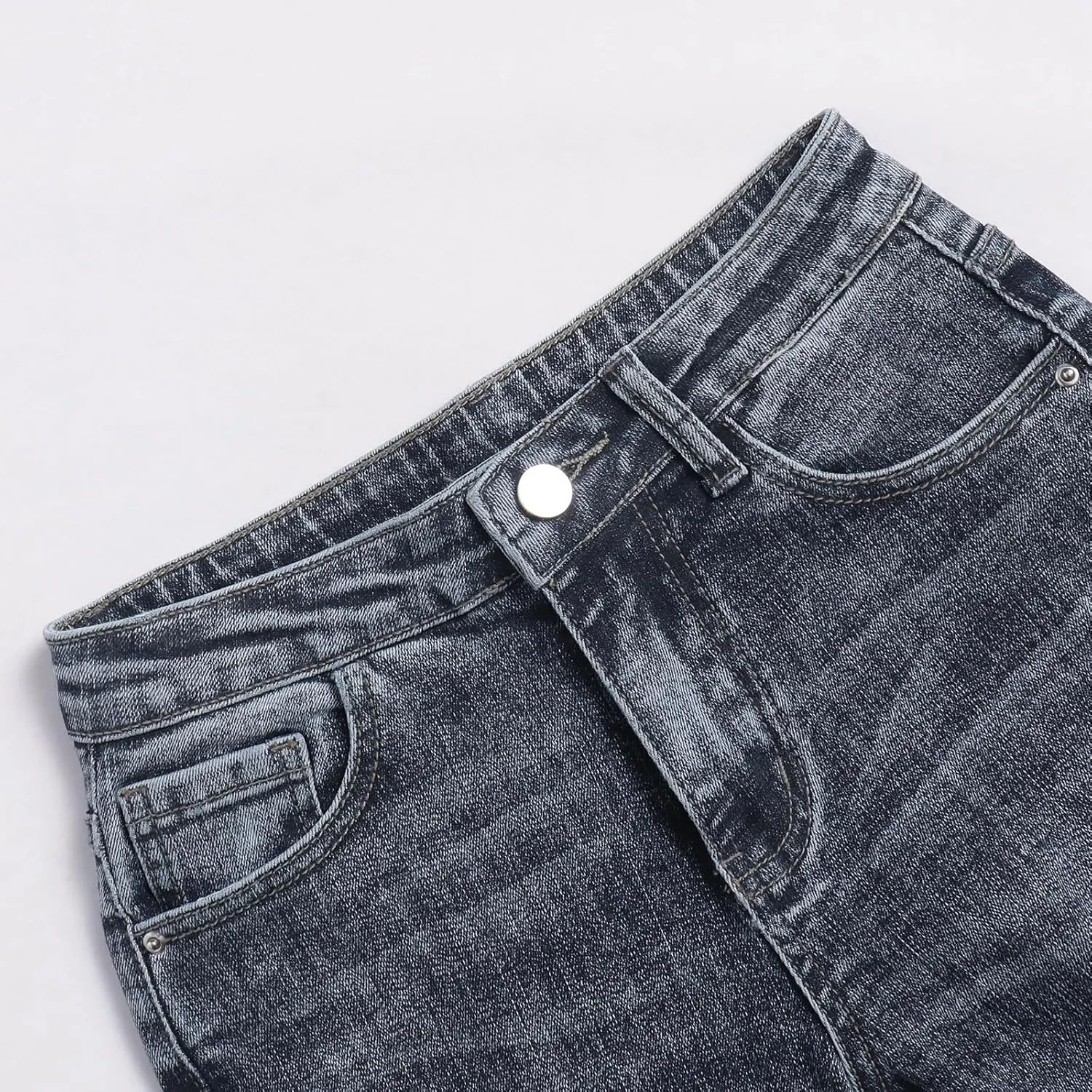 Skinny Jeans for Women High Waisted Tummy Control Stretchy Jeans with Pockets Slim Fit Classic Denim Leggings for Women