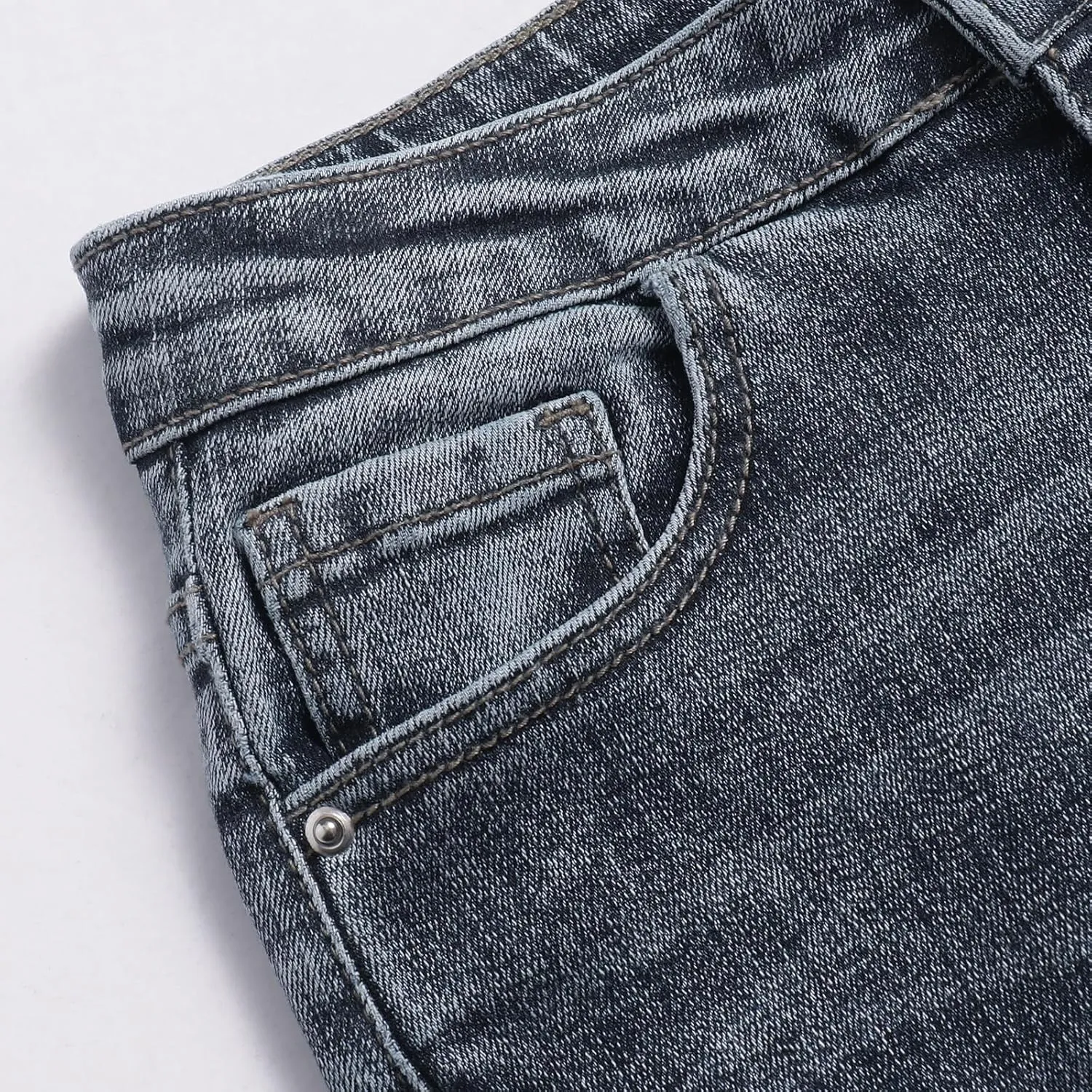 Skinny Jeans for Women High Waisted Tummy Control Stretchy Jeans with Pockets Slim Fit Classic Denim Leggings for Women