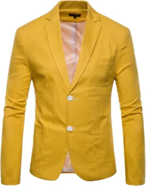 Sports Coats For Men 2024 One Button Suit Coat Jacket Tops Men Fashion Summer Sports Jackets For Men White Suit Men