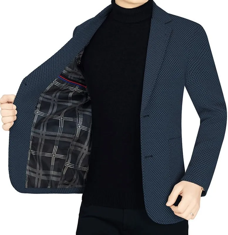 Stylish Business Social Blazers Lightweight Casual Sport Coat Korean Style Mens Slim Fit Suit Jackets