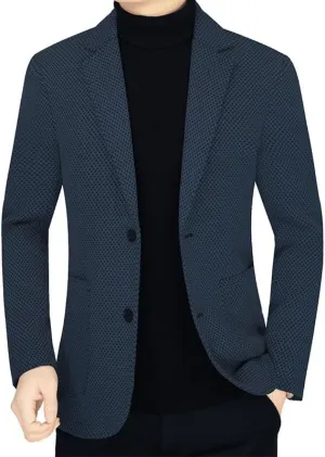 Stylish Business Social Blazers Lightweight Casual Sport Coat Korean Style Mens Slim Fit Suit Jackets