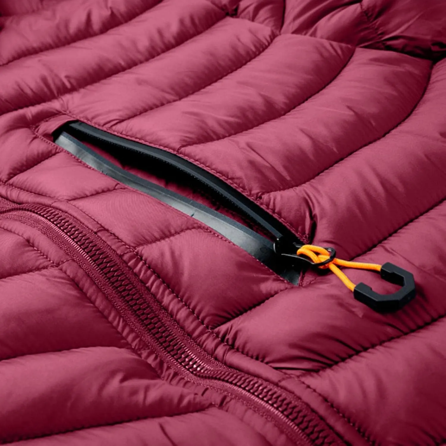 Thatrich Mens Lightweight Puffer Jacket with Hood Removable Hooded Jacket Zip Up Long Sleeve Water-Resistant Winter Outerwear