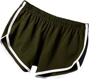 Trendy Dolphin Shorts for Women High Waist Athletic Running Shorts Lightweight Lounge Shorts Summer Casual Shorts