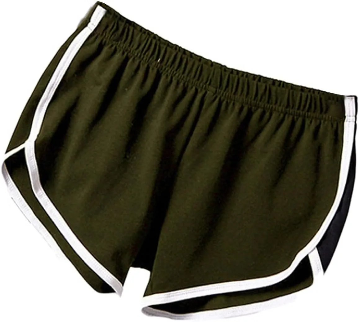 Trendy Dolphin Shorts for Women High Waist Athletic Running Shorts Lightweight Lounge Shorts Summer Casual Shorts