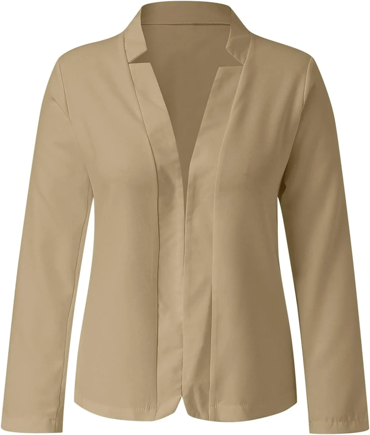 Women Bussiness Blazers Casual Open Front Long Sleeve Work Office Blazer Jacket Button Lapel Blazer 2024