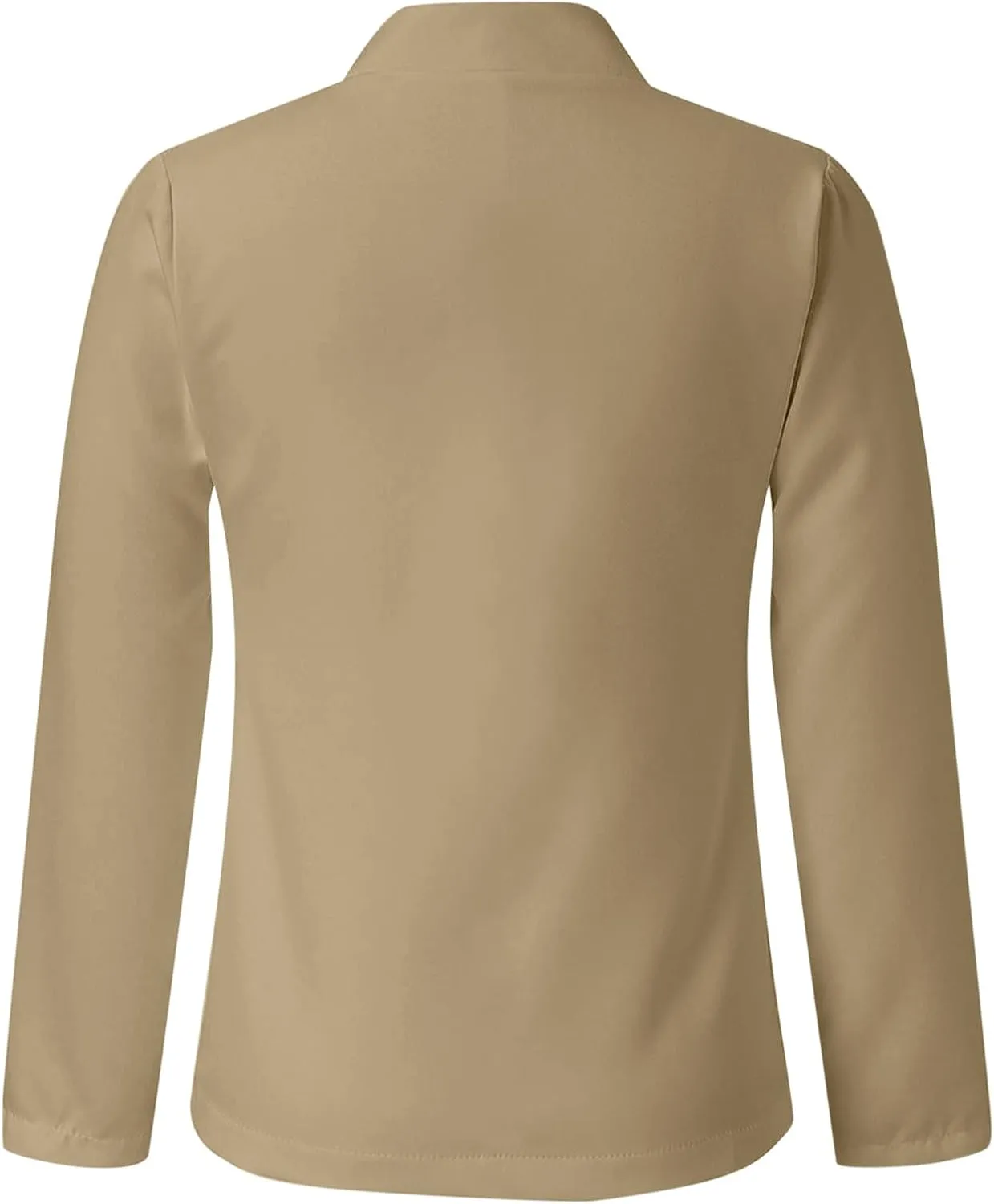 Women Bussiness Blazers Casual Open Front Long Sleeve Work Office Blazer Jacket Button Lapel Blazer 2024