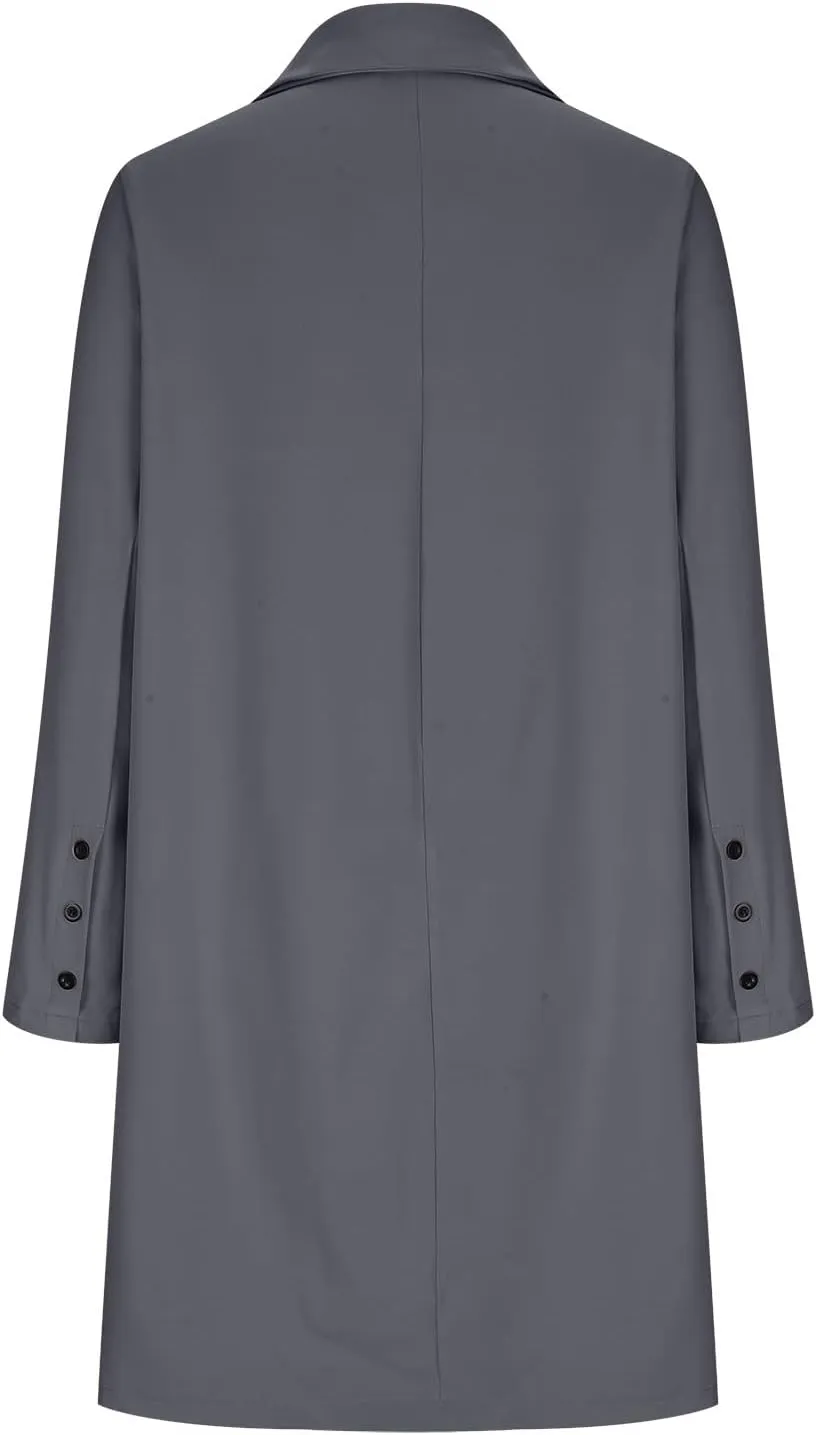 Women Coats,Elegant Notched Collar Double Breasted Wool Blend Over Coat Double-Breasted Lapel Jacket Outwear
