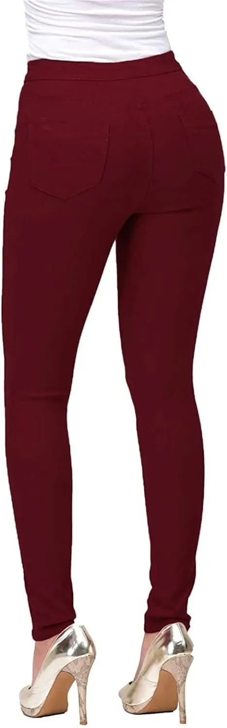 Women Jeans High Waisted Skinny Stretchy Soft Slim Fit Distressed Comfy Classic Jeggings Denim Pants Skinny Jeans