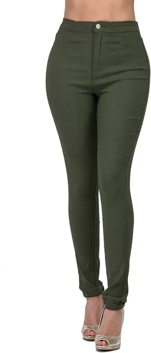 Women Jeans High Waisted Skinny Stretchy Soft Slim Fit Distressed Comfy Classic Jeggings Denim Pants Skinny Jeans
