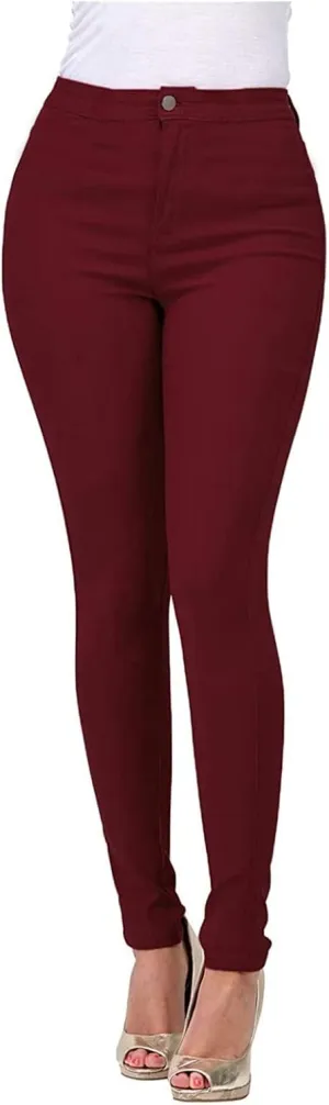 Women Jeans High Waisted Skinny Stretchy Soft Slim Fit Distressed Comfy Classic Jeggings Denim Pants Skinny Jeans