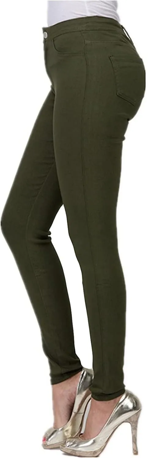 Women Jeans High Waisted Skinny Stretchy Soft Slim Fit Distressed Comfy Classic Jeggings Denim Pants Skinny Jeans