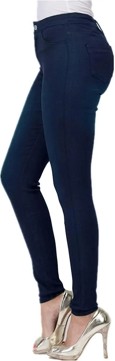 Women Jeans High Waisted Skinny Stretchy Soft Slim Fit Distressed Comfy Classic Jeggings Denim Pants Skinny Jeans
